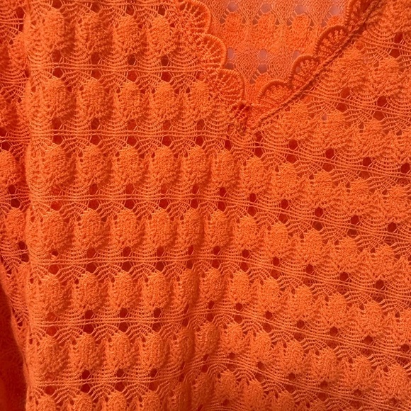 Melissa Odabash Annabel Orange Crochet Dress Cover-up - Picture 5 of 9